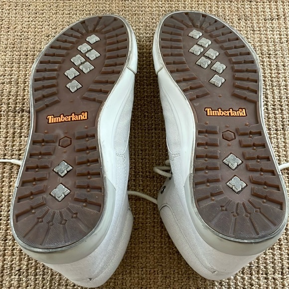 Timberland Olive White Boots 10 - Picture 8 of 12